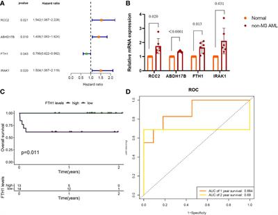 Corrigendum: High expression level of the FTH1 gene is associated with poor prognosis in children with non-M3 acute myeloid leukemia
